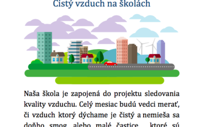 CleanAir@School – Čistý vzduch v školách