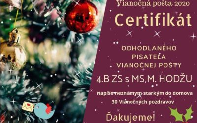 Vianočná pošta pre seniorov