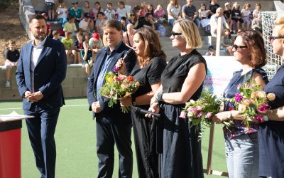 Slávnostné otvorenie zrenovovaného školského dvora