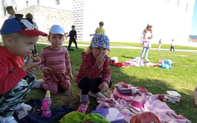 Piknik škôlkarov na Bratislavskom hrade