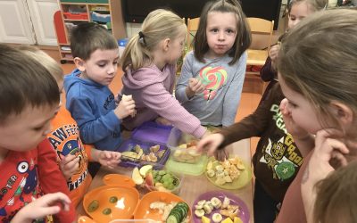 Škôlkari si pripravili zdravé tanieriky