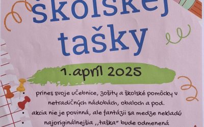 Deň bez školskej tašky