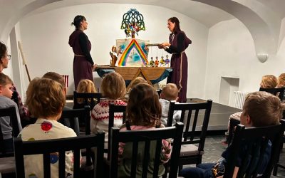 Škôlkari v mestskej knižnici